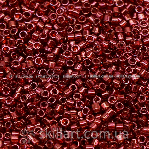 Бисер DB-116 Miyuki Delica Beads 11/0 (вишнево-золотой)